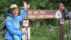 Ruth Bennett McDougal Dorrough; IAT; Ice Age Trail; Cedar Lakes Segment, WI